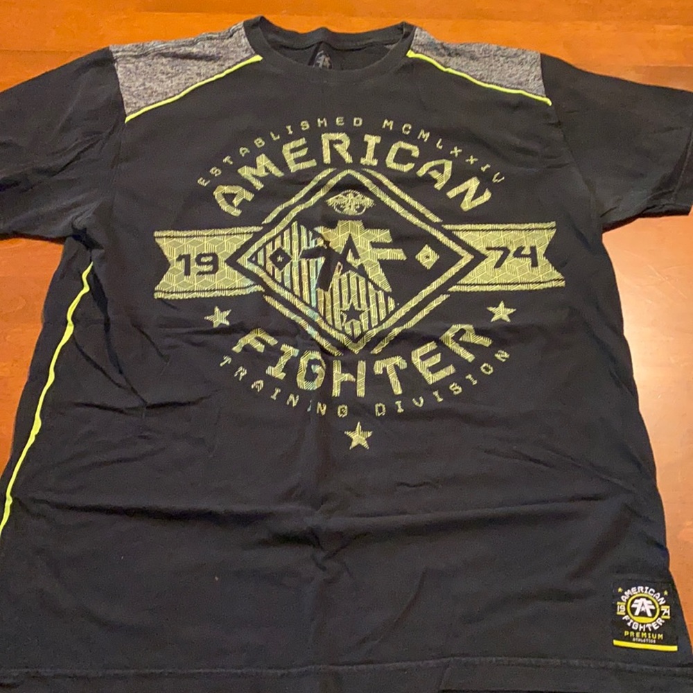 American fighter T shirt